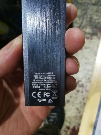 ORICO SSD M.2 Hard Drive Enclosure