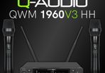 Q-Audio QWM 1960 V3 HH UHF Dual Channel True Diversity Dual Handheld Wireless Mic System