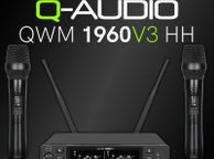 main image for ad Q-Audio QWM 1960 V3 HH UHF Dual Channel True Diversity Dual Handheld Wireless Mic System