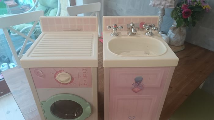 small toy washing machine and sink