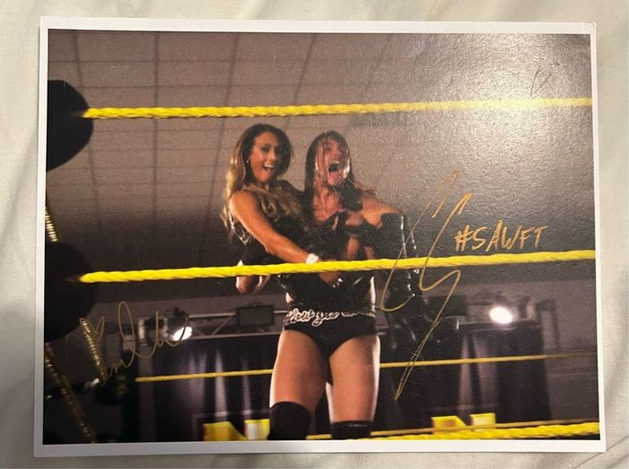 Wrestling autographs