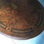 Antique oval table. Top is removable. 48"/122cm x 34"/87cm Image 6