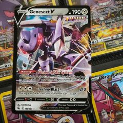 Genesect V ! Ultra Rare ! from Fusion Strike Set ! 2021 ! Pokemon Card !