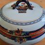 Cosol ware Tureen red blue and gold Image 4