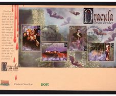 1997 Ireland Centenary of Bram Stokers Dracula Commemorative Stamps Miniature Sheet An Post First Day Cover (FDC)