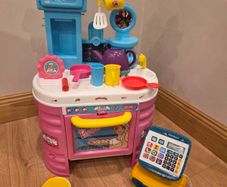 Kids kitchen plus cash register