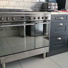 Smeg CC92MX9 Cucina Double Cavity 90cm Dual Fuel Range Cooker - Stainless Steel