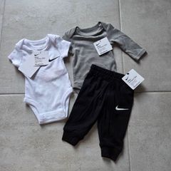 Nike Baby 3 Piece Set with Bodysuits and Joggers