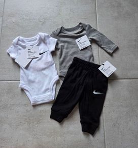 Nike Baby 3 Piece Set with Bodysuits and Joggers