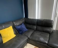 Corner sofa leather