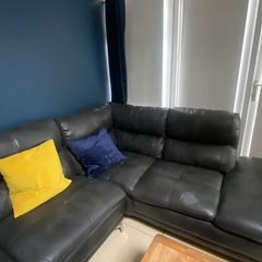 Corner sofa leather