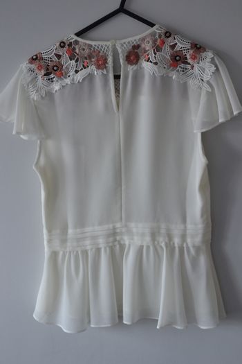 Karen Millen embroidered top Size 10