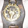 Horse Brass Martingale Decorative Brass Plaques Mounted on a Leather Strap Image 5