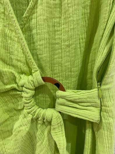 lime green dress