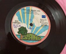Bad Company vinyl single Irish pressing