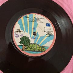 Bad Company vinyl single Irish pressing