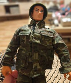 Vintage Power Team Action Doll with Accessories