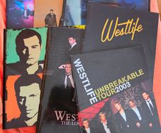 Westlife Tour programmes -  mainly older collectible ones