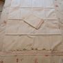 Hand-Embroidered Moses Basket Sheet  Traditional Madeira Embroidery 100% Cotton Image 3