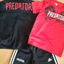 Adidas Predator Zip Up, Tshirt & Shorts Image 2