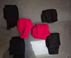 Dance & Pole Leg Warmer Bundle  2x Thigh High Stirrup + 1x Knee High for DanceTraining