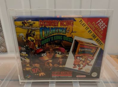 Donkey kong country 2 big box Nintendo snes