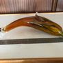 Glass Amber Dolphin Image 3