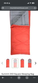 Mountain Warehouse Summit 250 Sleeping Bag Perfect for Electric Picnic - used once for ATN