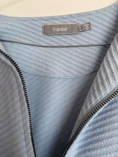 Fransa zip jacket blue M