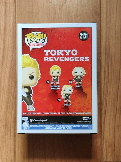 Funko Pop 2131 Tokyo Revengers Takemichi Hanagaki Anime Manga Japan Figure