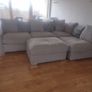 Grey Corner Sofa Image 3