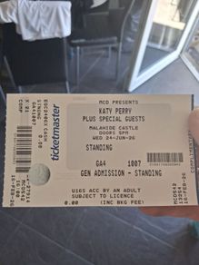 Kety perry ticket