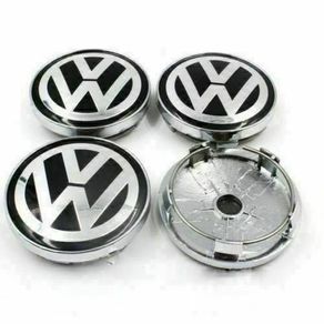 4pcs/Set 60mm Car Alloy Wheel Center Hub Cap Emblem Badge Hub Caps for VW Volkswagen