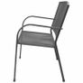 Garden Bench with Armrests Steel  - Free Delivery Nationwide Image 4