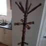 Mahogany coat stand Image 7