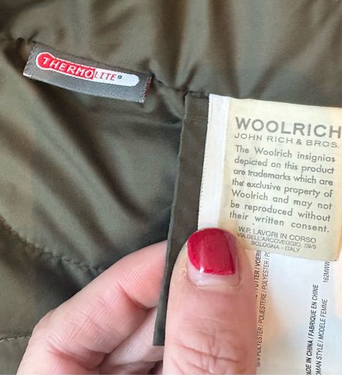 Stunning Woolrich Khaki Parka