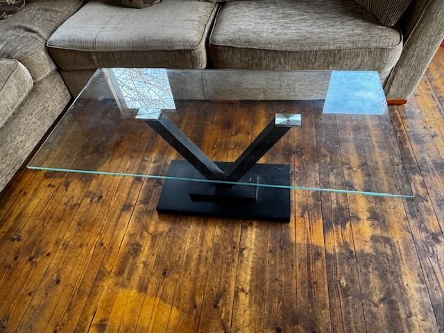 Glass table