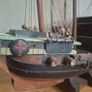 Scratch Built Folk Art Model Ship Image 6
