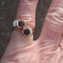 Vintage 14k Gold Garnet Ring (5.2 grams) Image 9