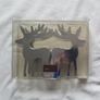 Brand new next stag/reindeer tealight holder chrome Image 2