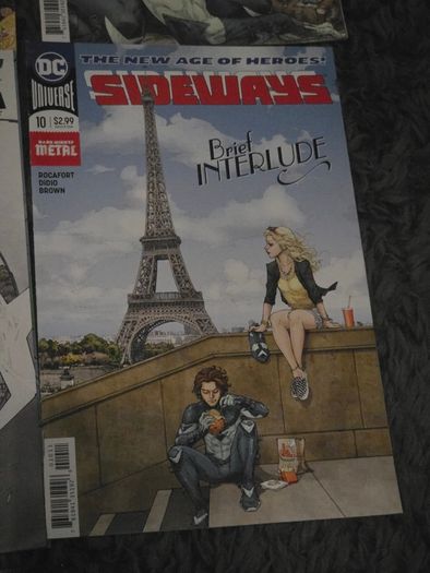 Sideways DC Metal Comics