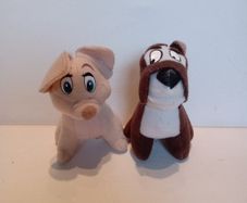 Disney Lady and the Tramp 2 McDonalds Plush 2001