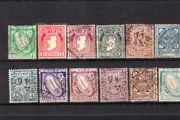1922-23 Ireland First Definitive Series Low  Values (1/2d to 1s) Definitive Stamps Used