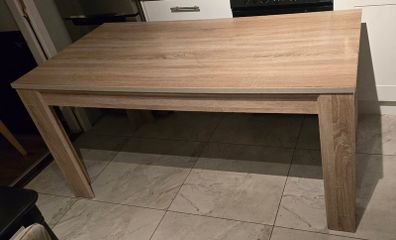 dining table and bench