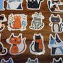 50pcs Cute Cartoon Cat Stickers Decals Image 6