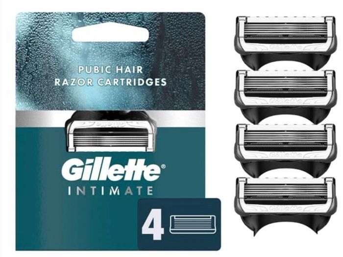 Gillette Intimate Mens razor and blades. Brand new
