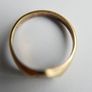 Vintage 18K Yellow Gold 750 Heart Engraved  Ring size P - 4,5g Image 10