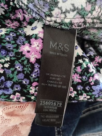 M&S Foral Blouse
