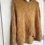 Sandro Paris Mohair Wool Blend Hooded Jumper Camel One Size Image 7