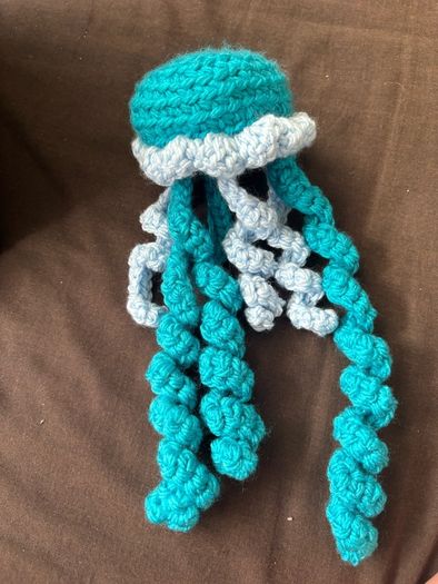 Handmade jellyfish plushie